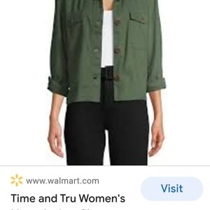 Olive color green coat